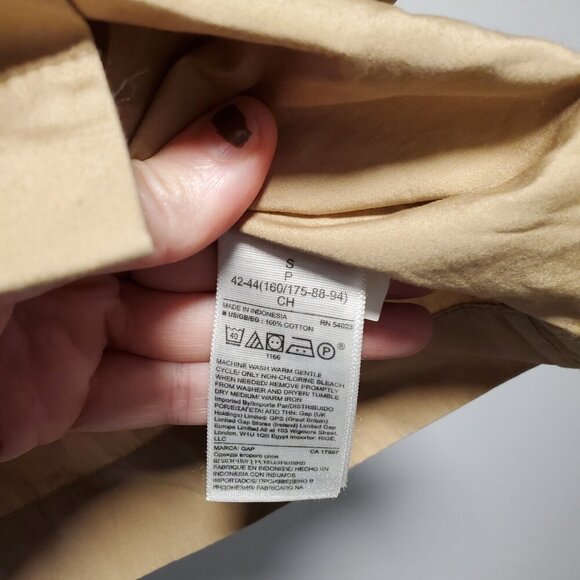 Gap Tan Small Cotton Cap Sleeve Top - Picture 3 of 4